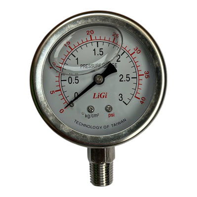 Đồng hồ đo áp suất 3kg/cm2